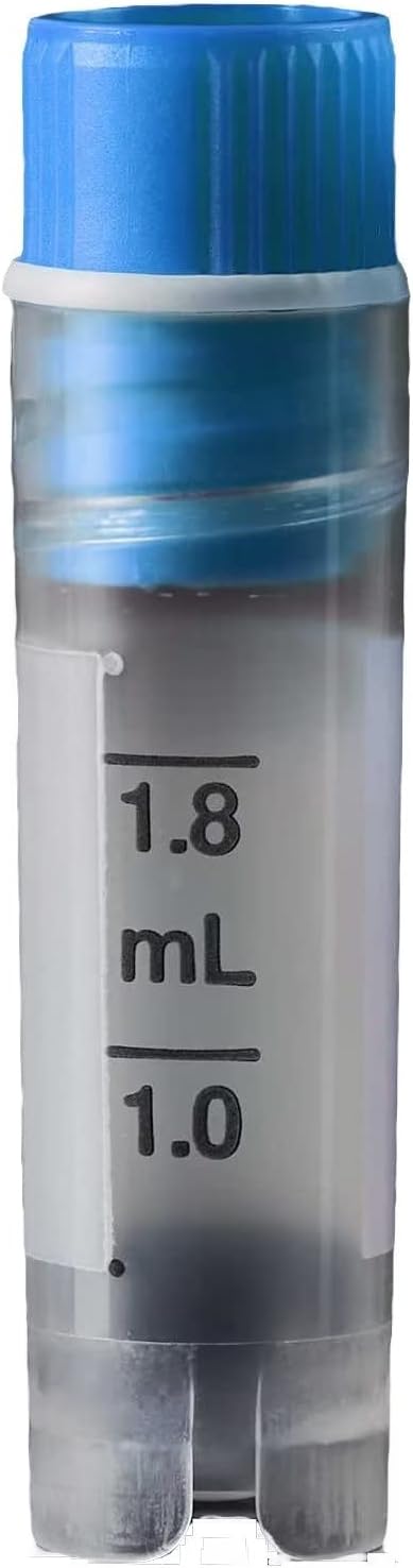 2ML Internal Thread Self-Standing Cryogenic Vials with Silicone Washer Seal,EO Sterile, Pack of 1000