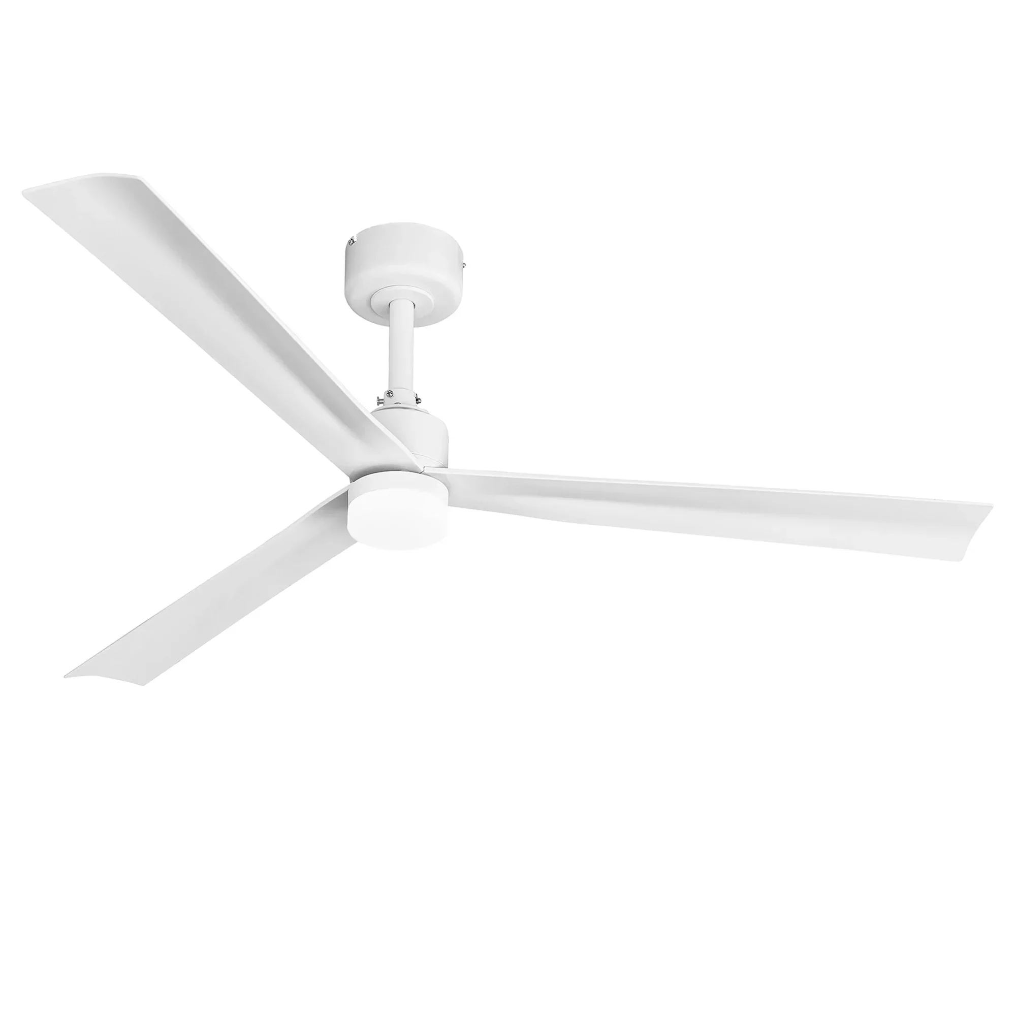 Parrot Uncle 50-Inch Rae Modern Downrod Mount LED Ceiling Fan with Remote Control (F5005-L)
