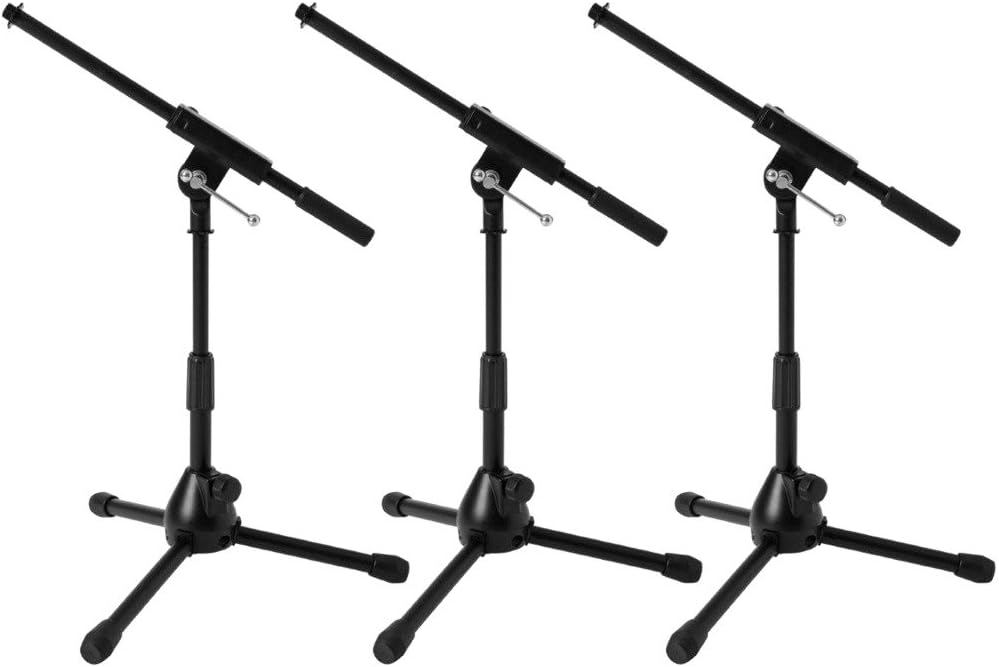 Ultimate Support JS-MCFB50 Low-Profile Mic Stand with Fixed-Length Boom W/Adjustable Height of 16