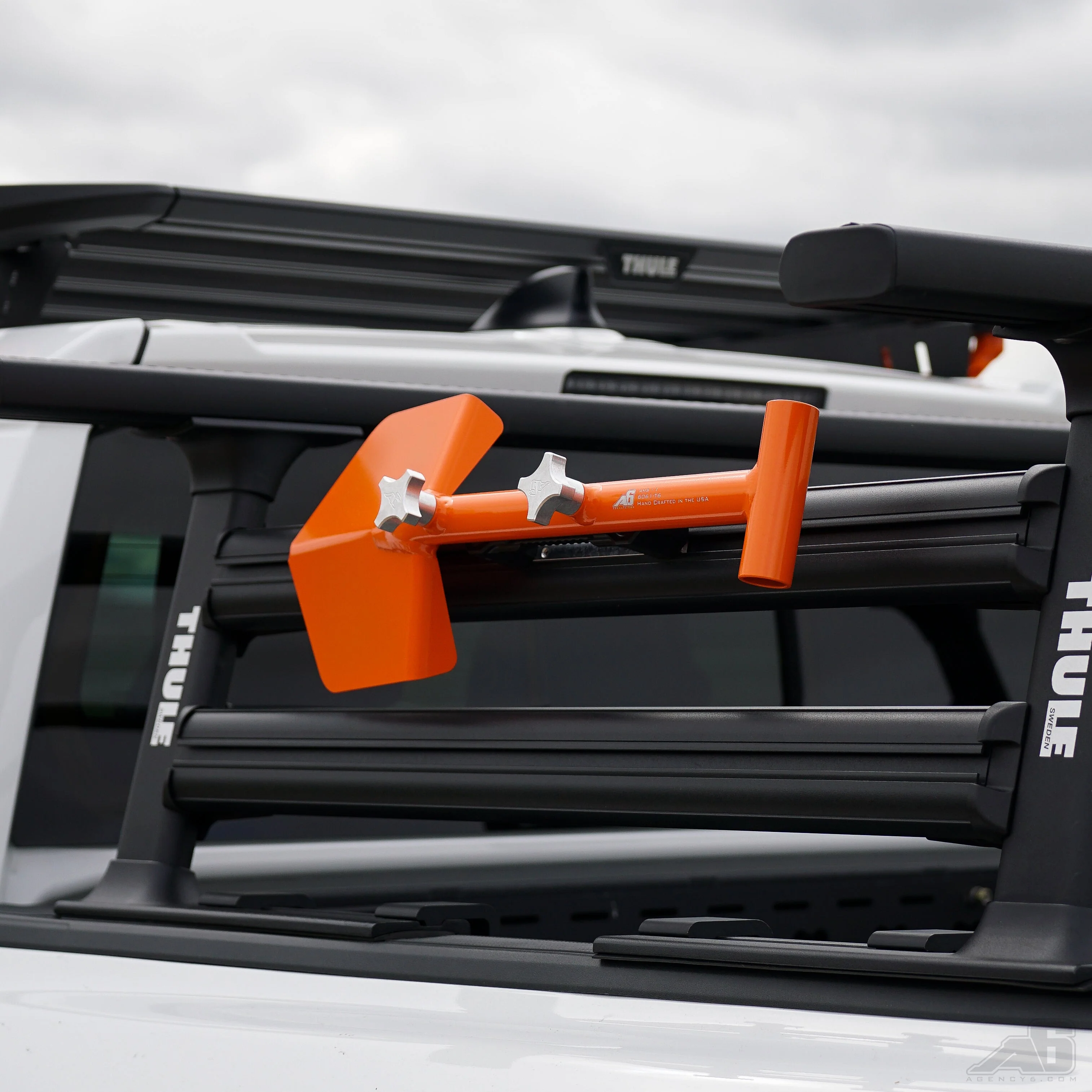 SHOVEL / MOUNT COMBO - ORANGE MINI SHOVEL/SSM WITH KNOBS