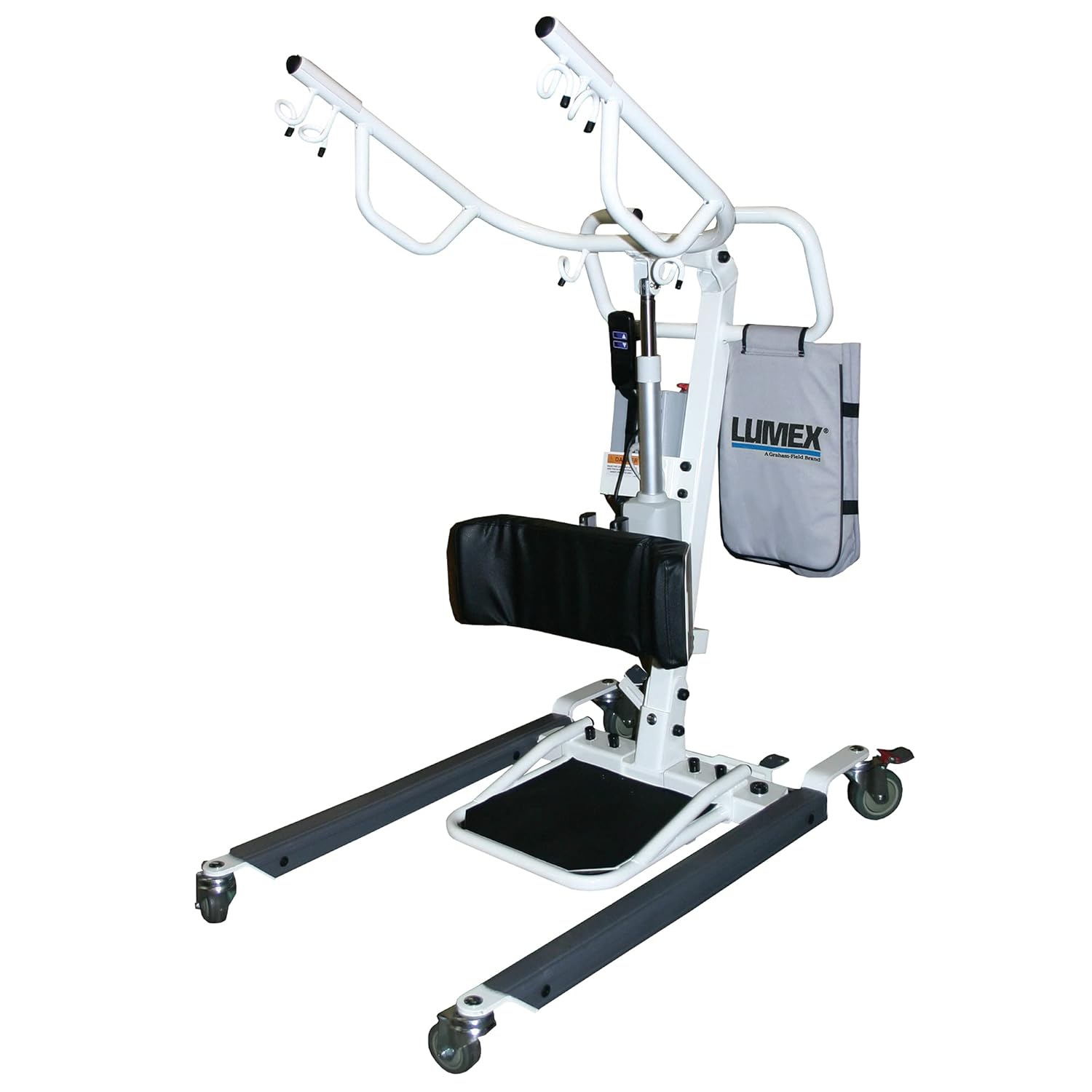 Lumex LF2090 Bariatric Electric Stand Assist, Battery-Powered Sit to Stand Patient Lift for Elderly Seniors, 600 lb Capacity