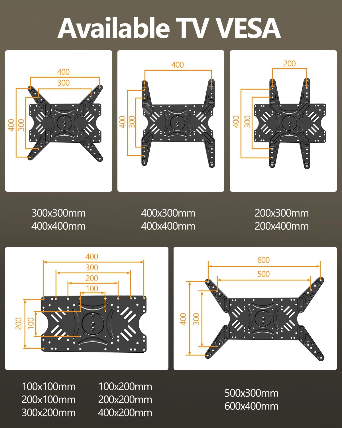 Rotating TV Wall Mount 180° Landscape to Vertical, Heavy Duty Long Arm TV Wall Mount Full Motion with 43 inch Extension for 42 to 77,80,85,86,90 inch Screen 132 lbs, Max VESA 600x400mm,16-24