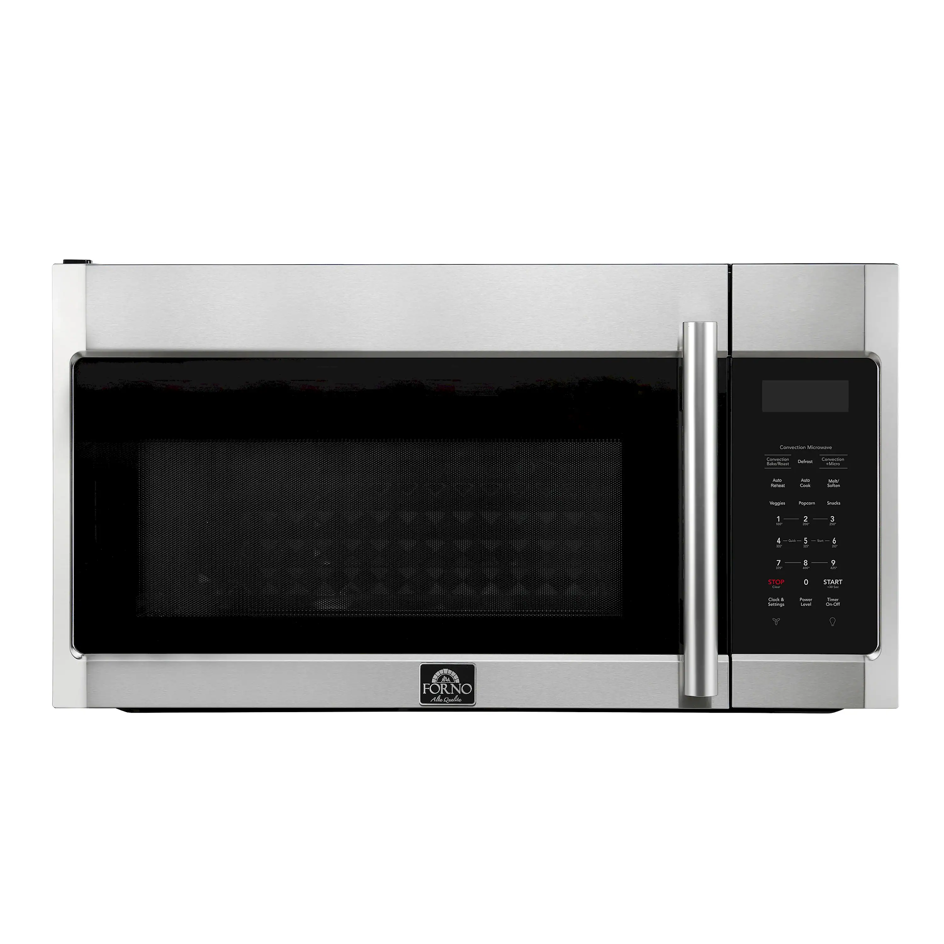 Forno Fornace 30-Inch Over-the-Range Convection Microwave in Stainless Steel 鈥?1.5 cu.ft, 300 CFM Vent, Touch Control, LED Light (FOTR3038-30)