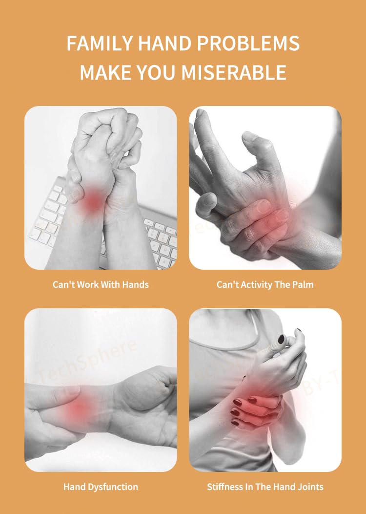 Heated Therapy Stroke Hand and Finger Rehabilitation Gloves, for Hand Function Recovery, Robotic Glove for Cerebral Palsy, Spasticity, Heated Finger Rehabilitation Robot Glove.