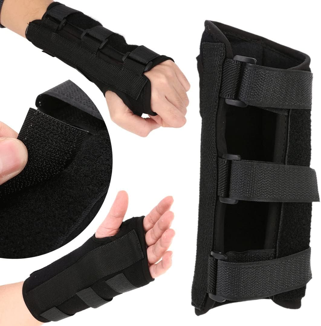 1Pc Professional Wrist Support Splint Arthritis Band Belt Carpal Tunnel Wrist Brace Sprain Prevention Wrist Protector(Right,M)