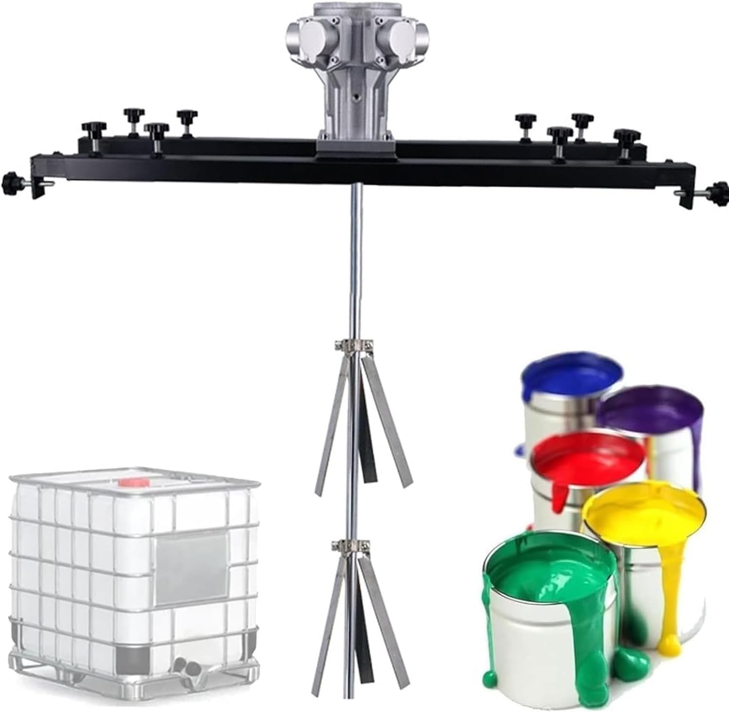 Pneumatic Agitator IBC Paint Agitator,Paint Stirring Machine,Bracket Air Agitators,Paint Mixing Equipment with Support Hanger,IBC Air Agitator Folding Propeller,S300,S500,S300