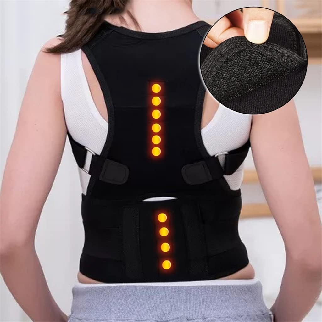 Posture Corrector Brace Supporter Shoulder Back Support Belt Menwomen Braces and Support Belt Shoulder Posture (Size : M:for Waist 75-85CM)