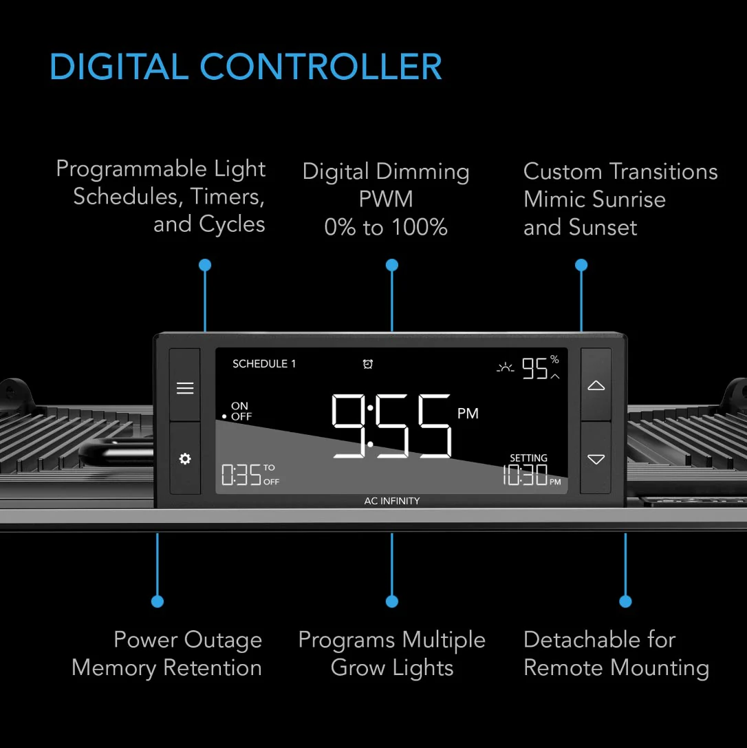 AC Infinity IONGRID T-Series Full Spectrum LED Grow Light