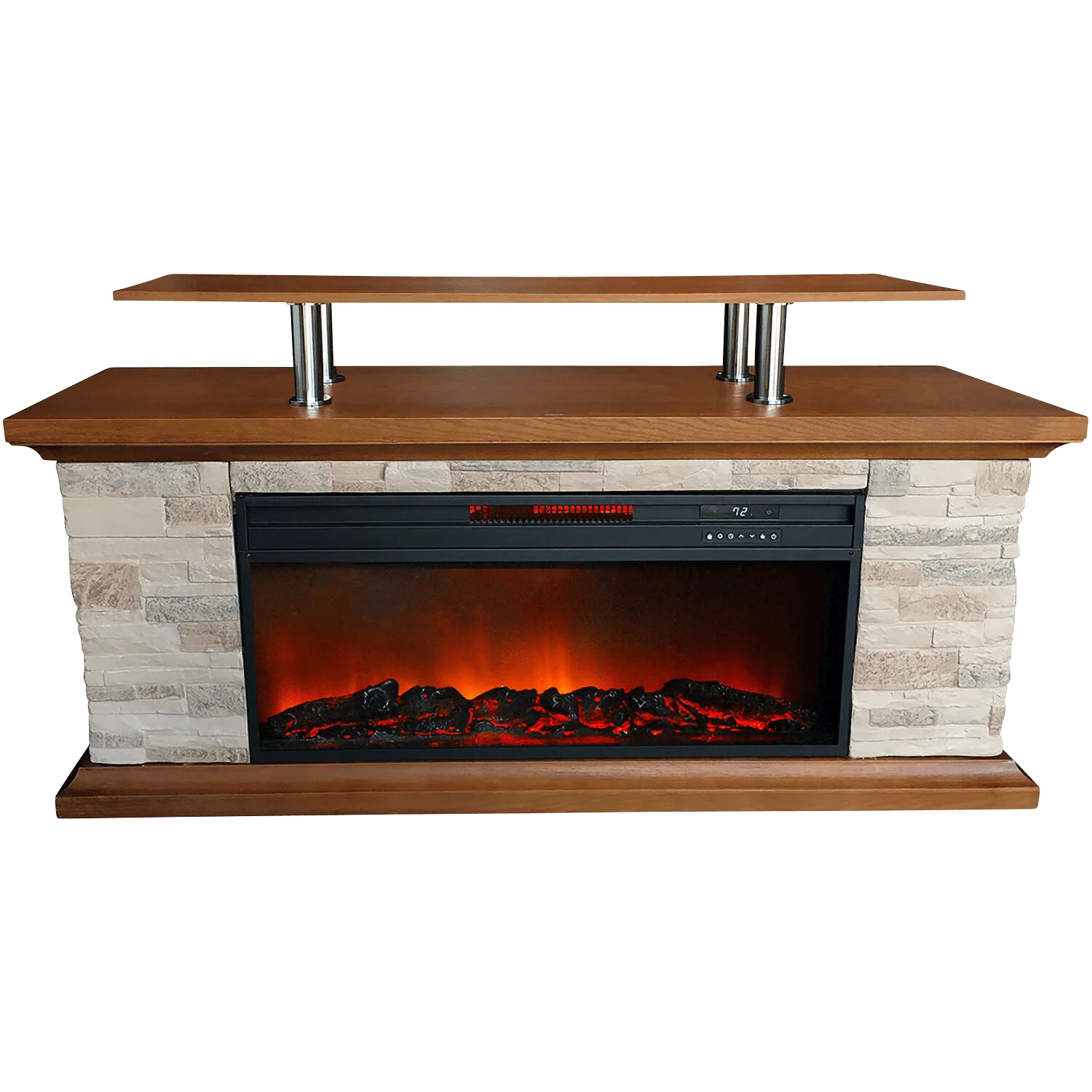 Lifesmart 60-In. Fireplace TV Stand