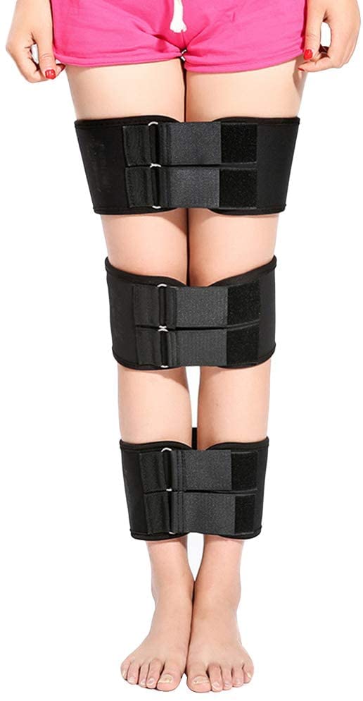 Back Support 3Pcs O/X Legs Posture Corrector Belt Braces Bandage Orthotic Correction Bandage Belt For Thigh Knee Pads Support Corrector Back Posture Corrector