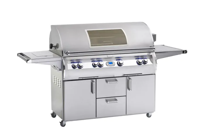 Fire Magic Echelon Diamond E1060s 48-Inch Freestanding Gas Grill With Rotisserie, Single Side Burner, Digital Thermometer & Magic View Window, Natural Gas (E1060S-8E1N-62-W)