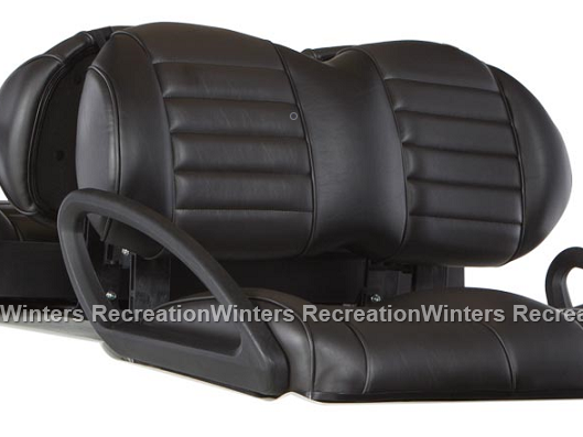 Club Car Onward, Premium Seat Cushion – Black – Front Back