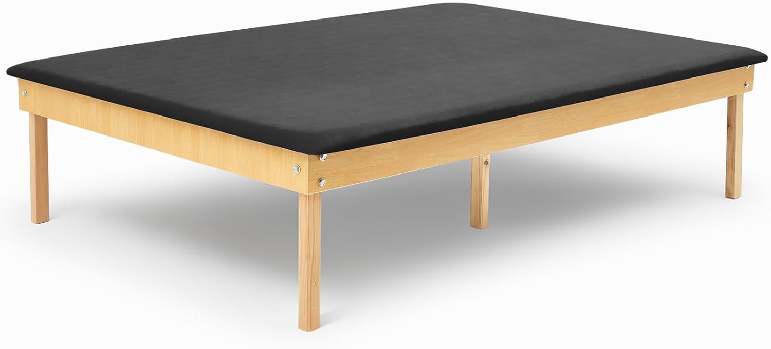 Physical Therapy Table Exercise Table 72 x 53 x 18 Inches Wide Portable Massage Physical Massage Tables with Mat Treatment Equipment for Home, Bariatric, Seniors Exercise, Fitness, Pilates