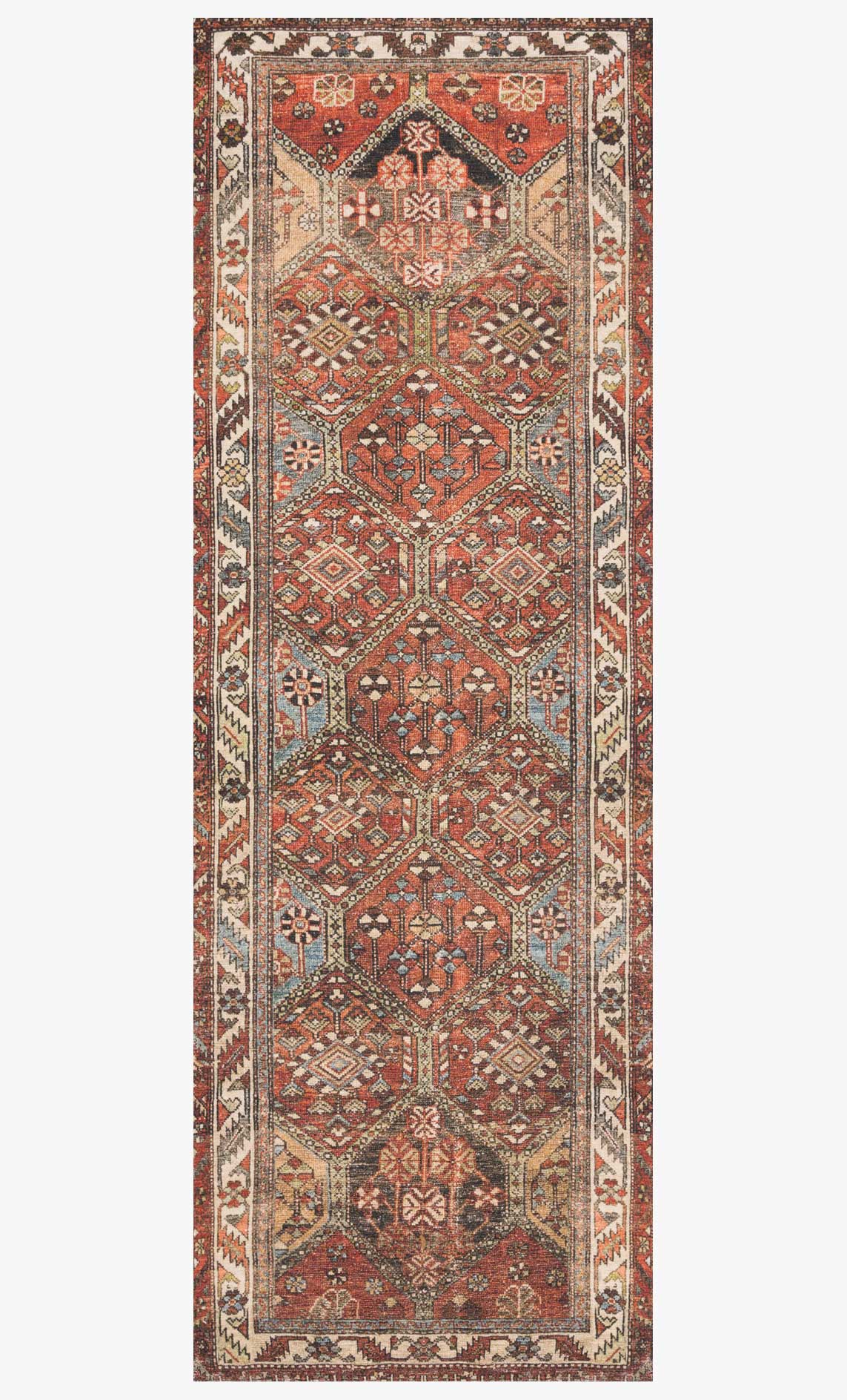 Loloi II Loren Collection - Traditional Power Loomed Rug in Spice (LQ-16)