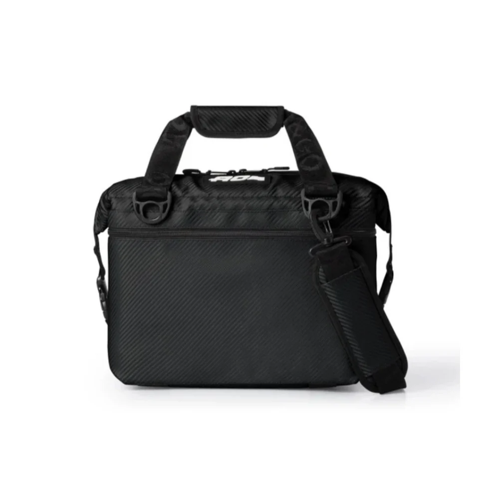 AO Coolers Carbon Series Leakproof 12 Pack Cooler (Black) for Food and Drinks