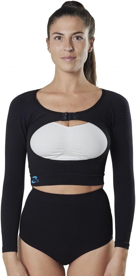 CzSalus Bust and arms girdle brachioplasty liposuction (Black, XXL)