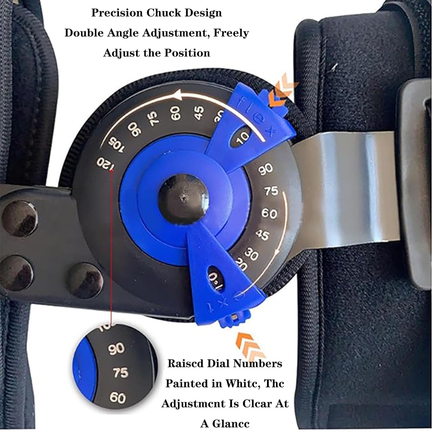 SFKLYU Hinged Elbow Brace Adjustable Post Elbow Brace Arm Splint Supporting from for Postoperative Arm Injury Recovery, Ligament and Tendon Repairs,Left