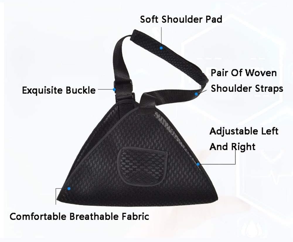 Arm Sling, Adjustable Lightweight Comfortable Shoulder Immobilizer Arm Sling Breathable Shoulder Support for Injured Arm/Hand/Elbow