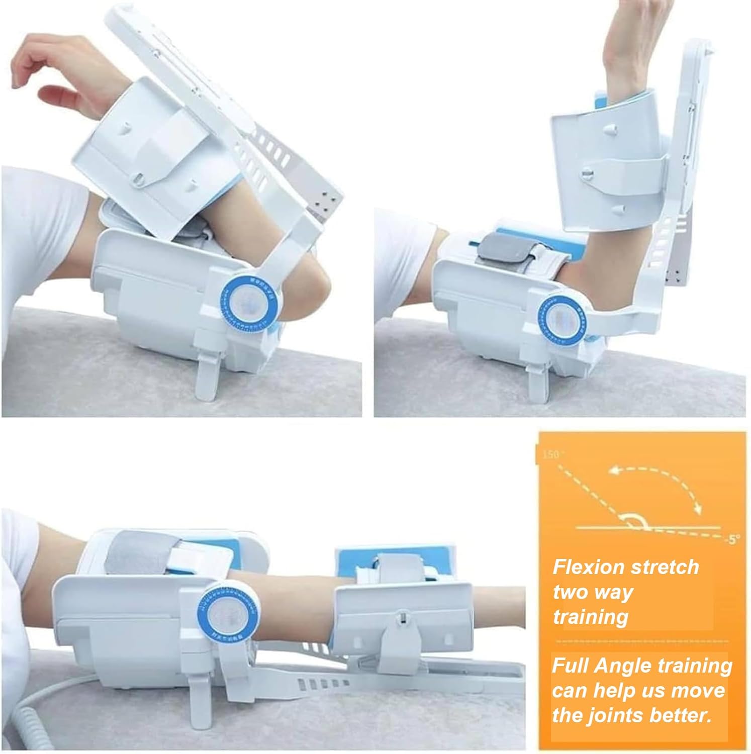 Brace Household Electric Elbow Joint Flexion Extension Trainer, Wireless Intelligent Key Control, Two-Way Exercise 5-150°, for Upper Limb Rehabilitation After
