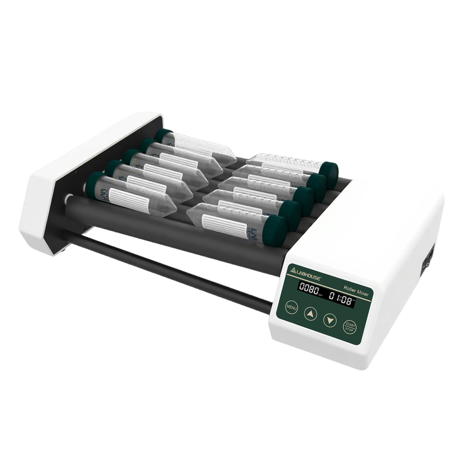 Digital Lab Tube Roller Mixer(High/Low Axis) Rocking Shaker 20-80RPM Timer Function,100-220V RM-6PRO