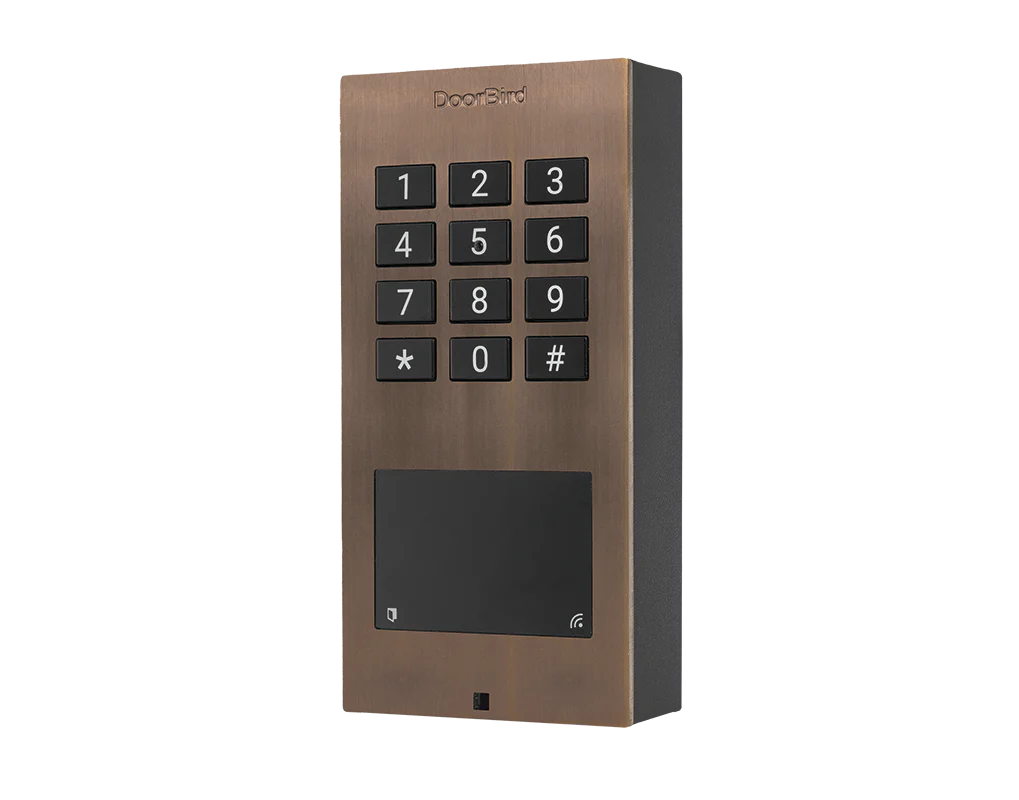 DoorBird A1121 Surface-Mount IP Access Control Device in Bronze