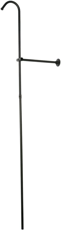 Kingston Brass CCR605 Vintage Shower Riser with Wall Support, 6-Inch, Oil Rubbed Bronze