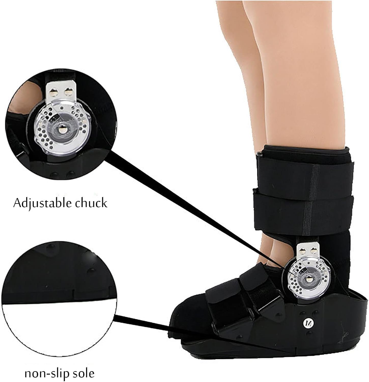Plantar Fasciitis Night Splints, Adjustable Achilles Tendonitis Resting Splint for for Foot Drop Orthotic Brace
