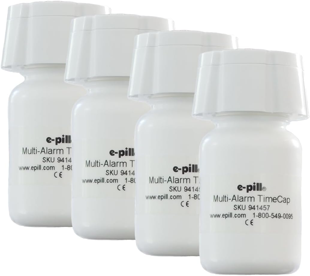 e-Pill TimeCap – Smart Pill Bottle Cap with Last Opened Time Stamp & Up to 24 Daily Alarms (4)