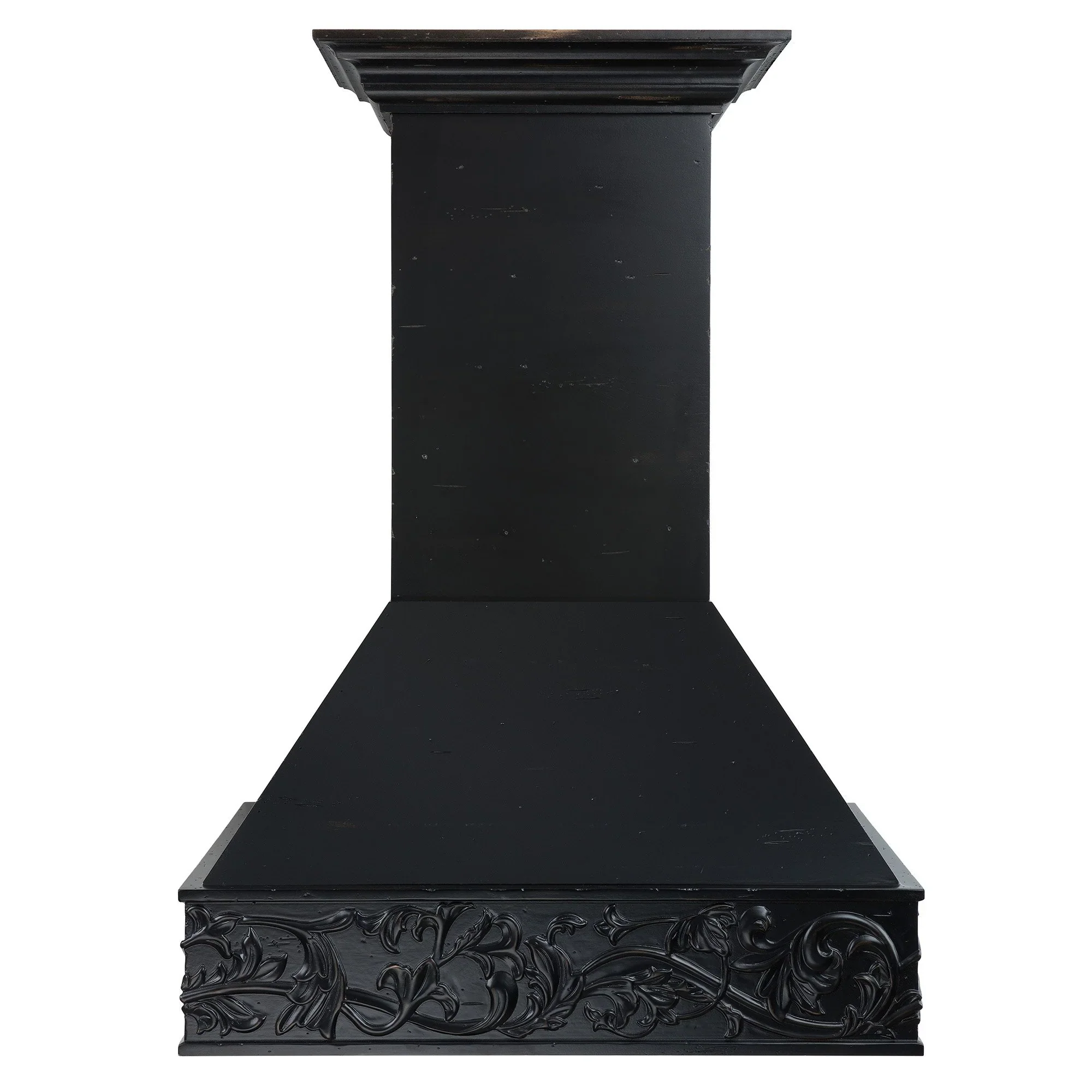 ZLINE 36-Inch Wooden Wall Mount Range Hood in Antigua - Includes Dual Remote Motor (373AA-RD-36)