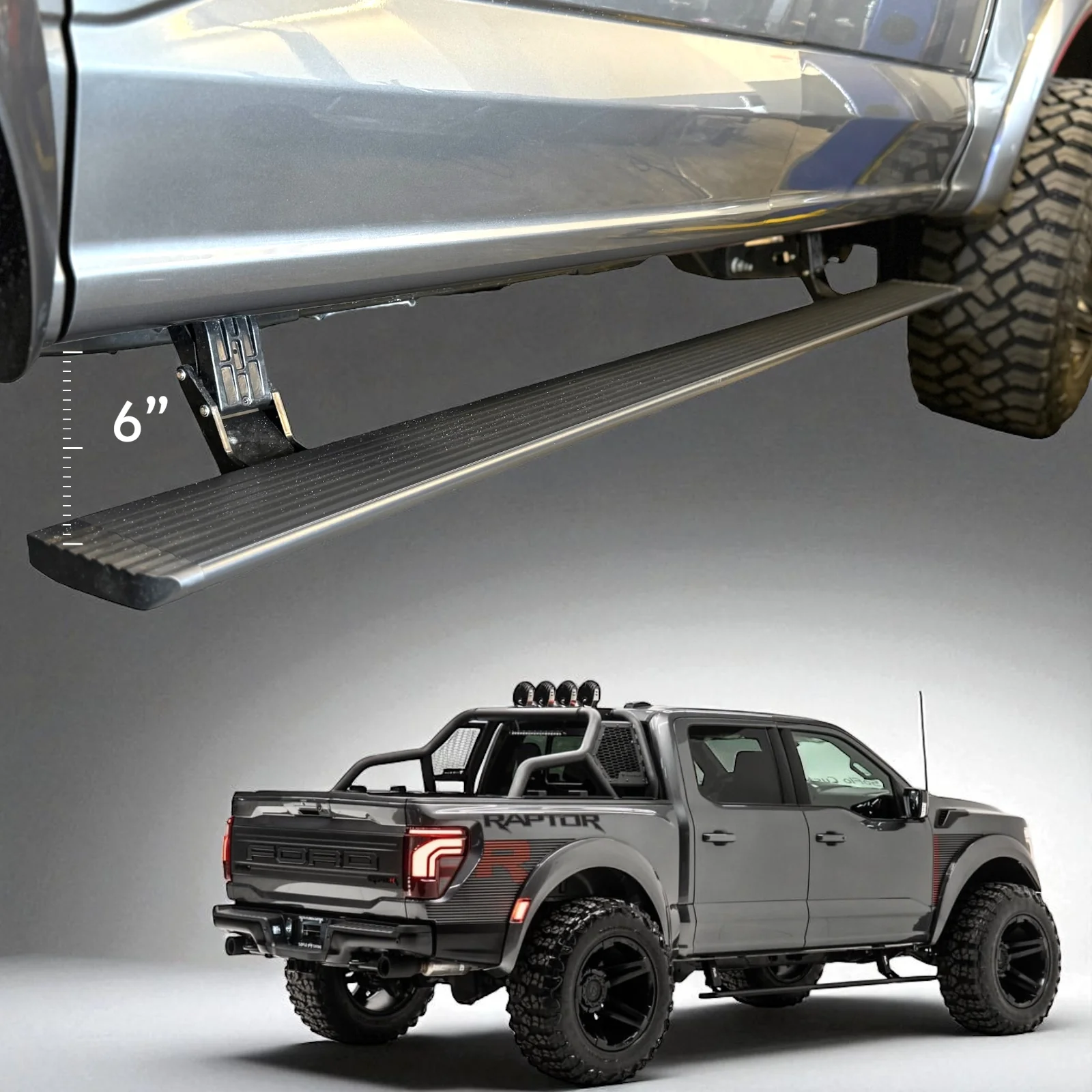 Ford F-150 2021-2025 Powersteps Power Running Boards 6 Inch F150