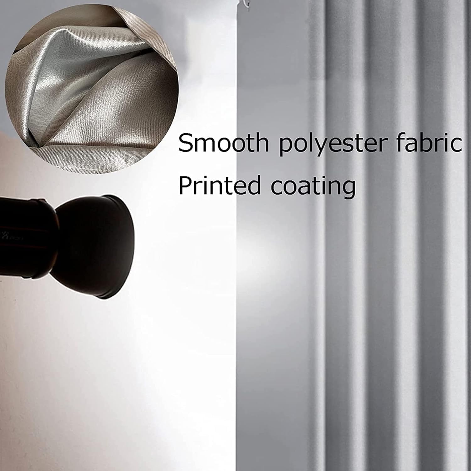 Fitting Room Curtains Privacy Screen with Grommets Mobile Track Storage Cabinet Room for Office Clothing Store Dormitory 3 Sizes(85x85x200cm)