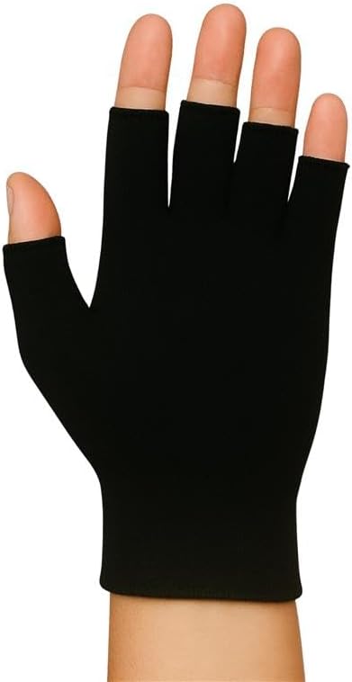 Juzo 20-30 mmHg Soft Seamless Glove, Left Black, XL