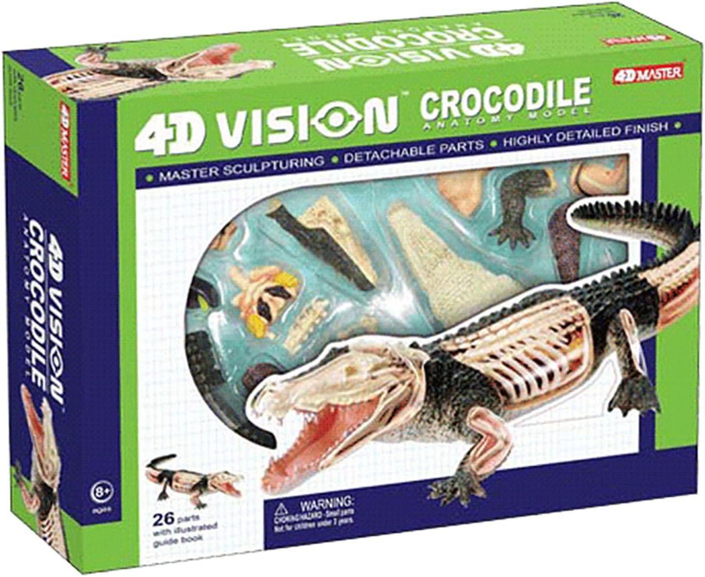 4D Vision Crocodile Anatomy Model,Detachable Organ Model 26 Components,Medical Training Animal Organ Models, Animal Model