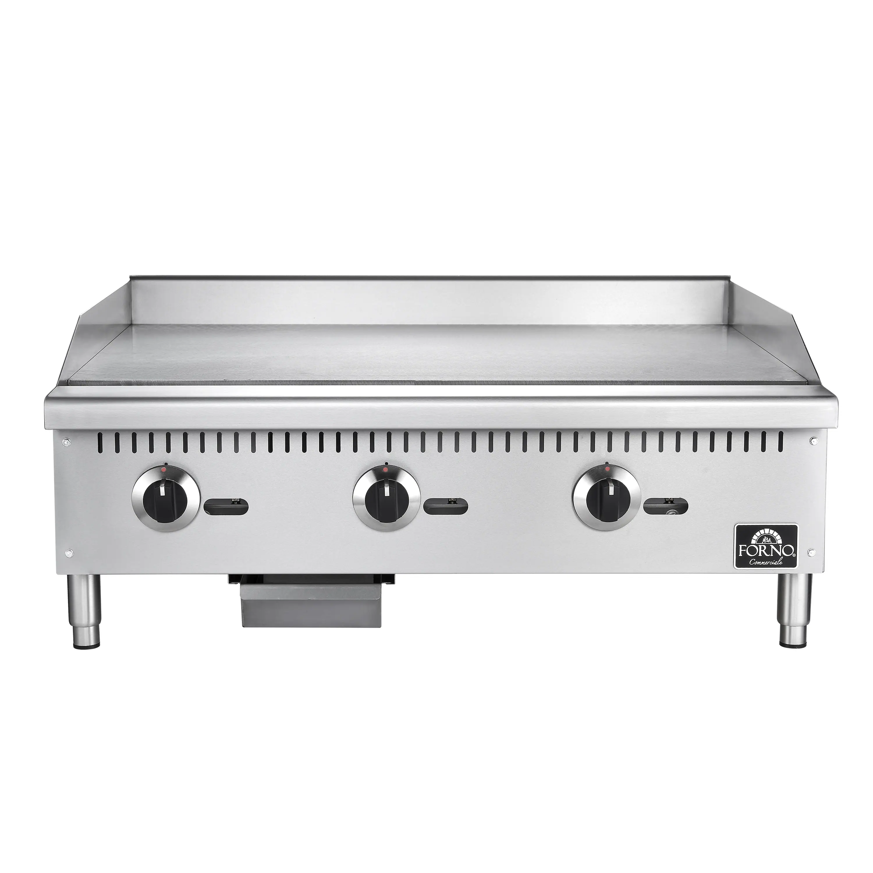 Forno Commerciale 36-Inch Gas Griddle in Stainless Steel (FCMGG0055-36)