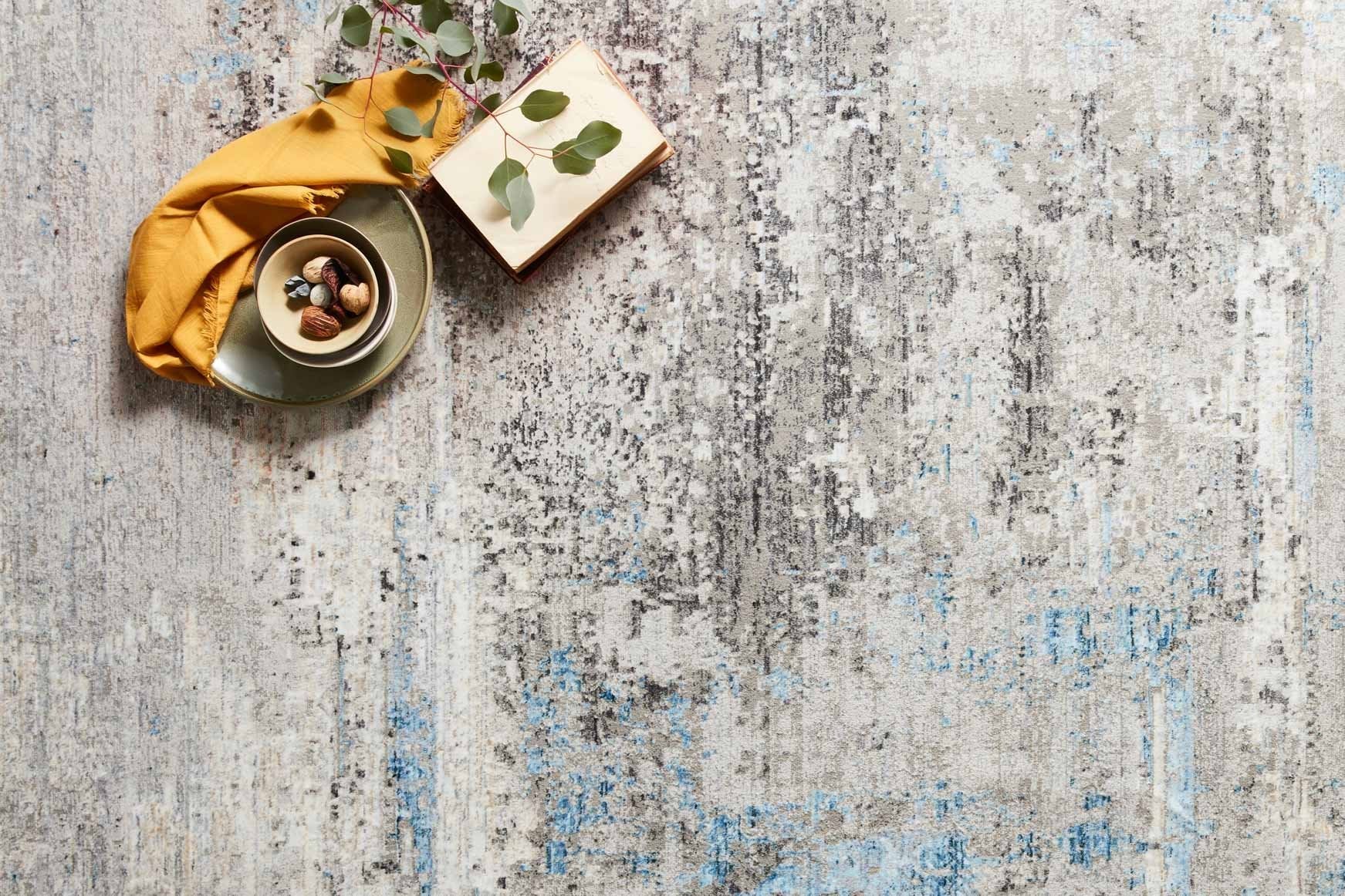 Loloi Franca Collection - Transitional Power Loomed Rug in Grey & Ocean (FRN-05)