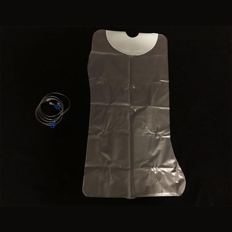 4pcs/lot Reusable Silisuave Ozone Bag on Leg, Foot and Wrist with Arm Sleeve with Luer Tube, Blue