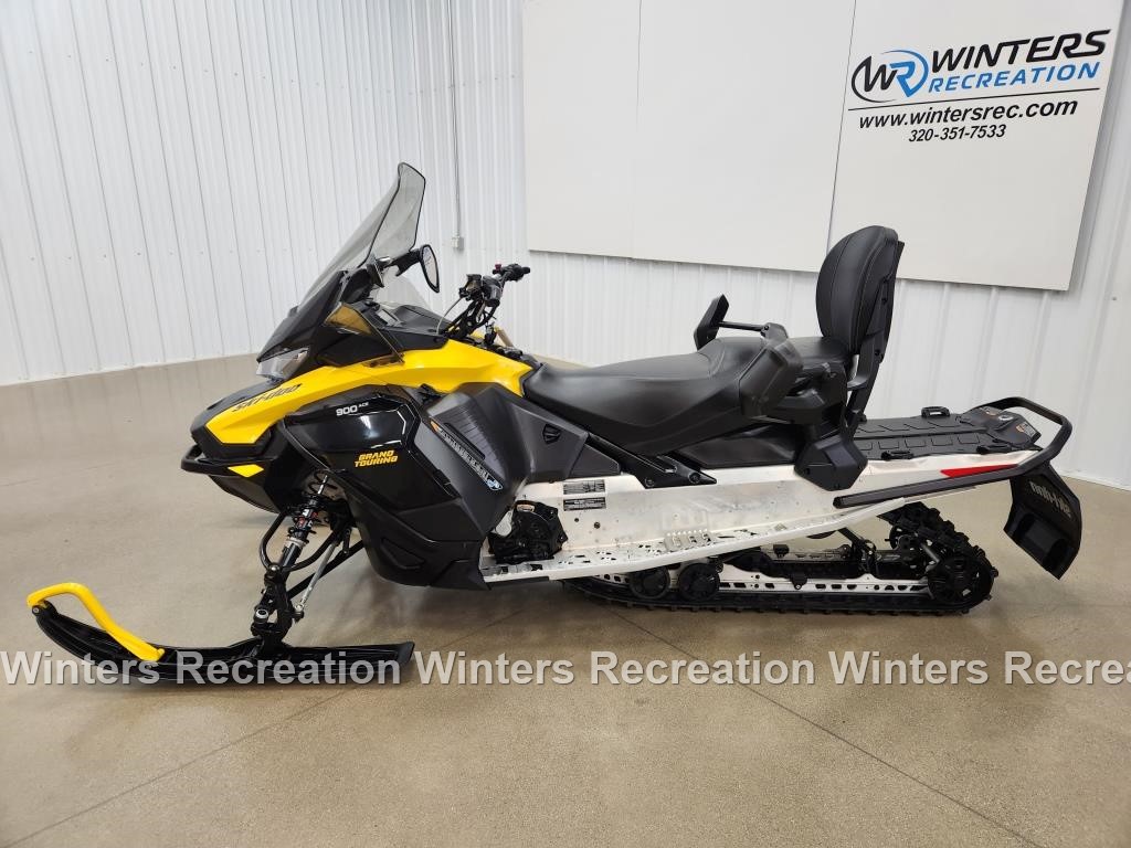 2024 Ski-Doo Grand Touring Sport 900 ACE Snowmobile, Black & Yellow