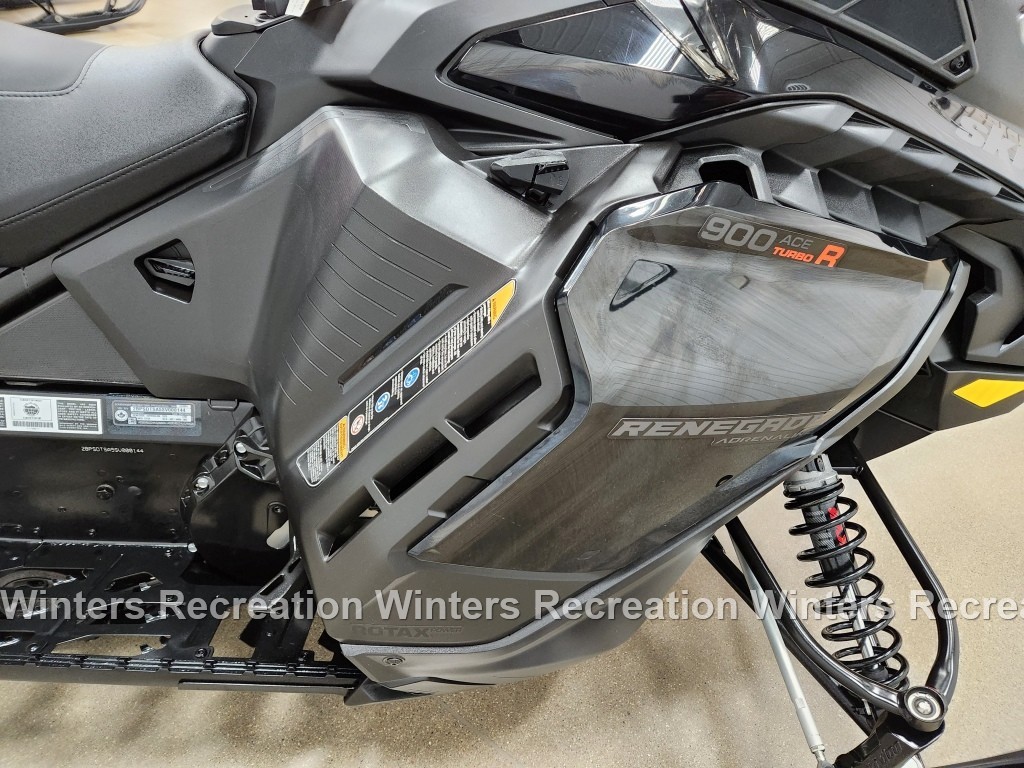 2025 Ski-Doo Renegade Adrenaline 900 Ace Turbo R Snowmobile, Black