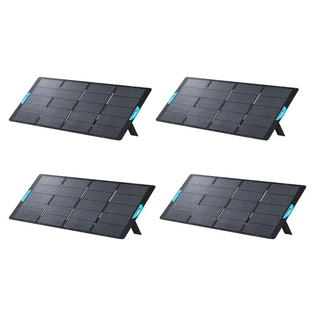 Anker SOLIX PS400 Portable Solar Panel (400W) - 4 Pack Bundle