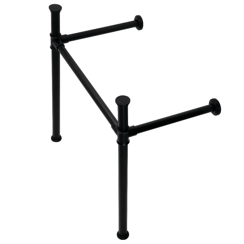 Kingston Brass VPB33080 Stainless Steel Console Sink Legs, Matte Black