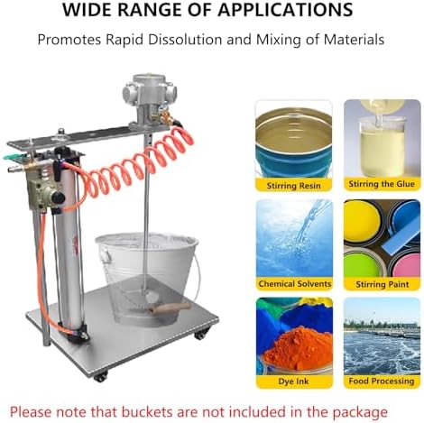 25 Gallon Portable Stainless Steel Mortar Mixer with Wheels – Ideal for Mixing Mud, Cement, Paint & Fodder – Heavy-Duty, Easy to Use, and Versatile Construction Tool