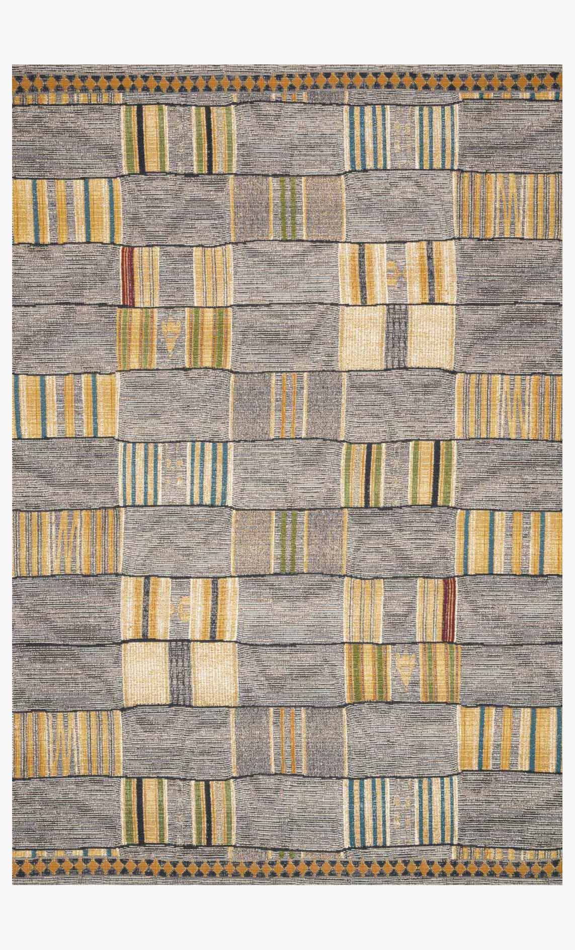 Loloi Mika Collection - Indoor/Outdoor Power Loomed Rug in Granite (MIK-10)