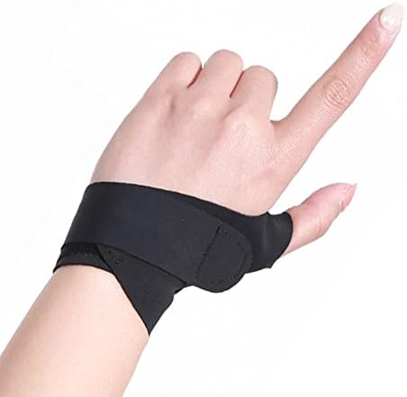 1PCS Adjustable Wrist Splint Brace Thumb Support Stabilizer Finger Protector Injury Aid Tool Care Bace Support(Right Hand,M)