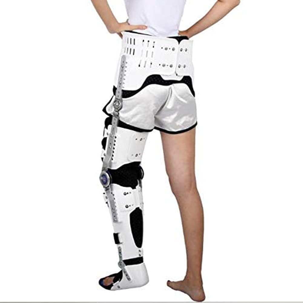 Hinged ROM Post-op Hip Abduction Brace, Hip Abduction Brace, Hip Stabiliser Corrector Support Brace, Adjustable Thigh Knee Ankle Foot Orthosis