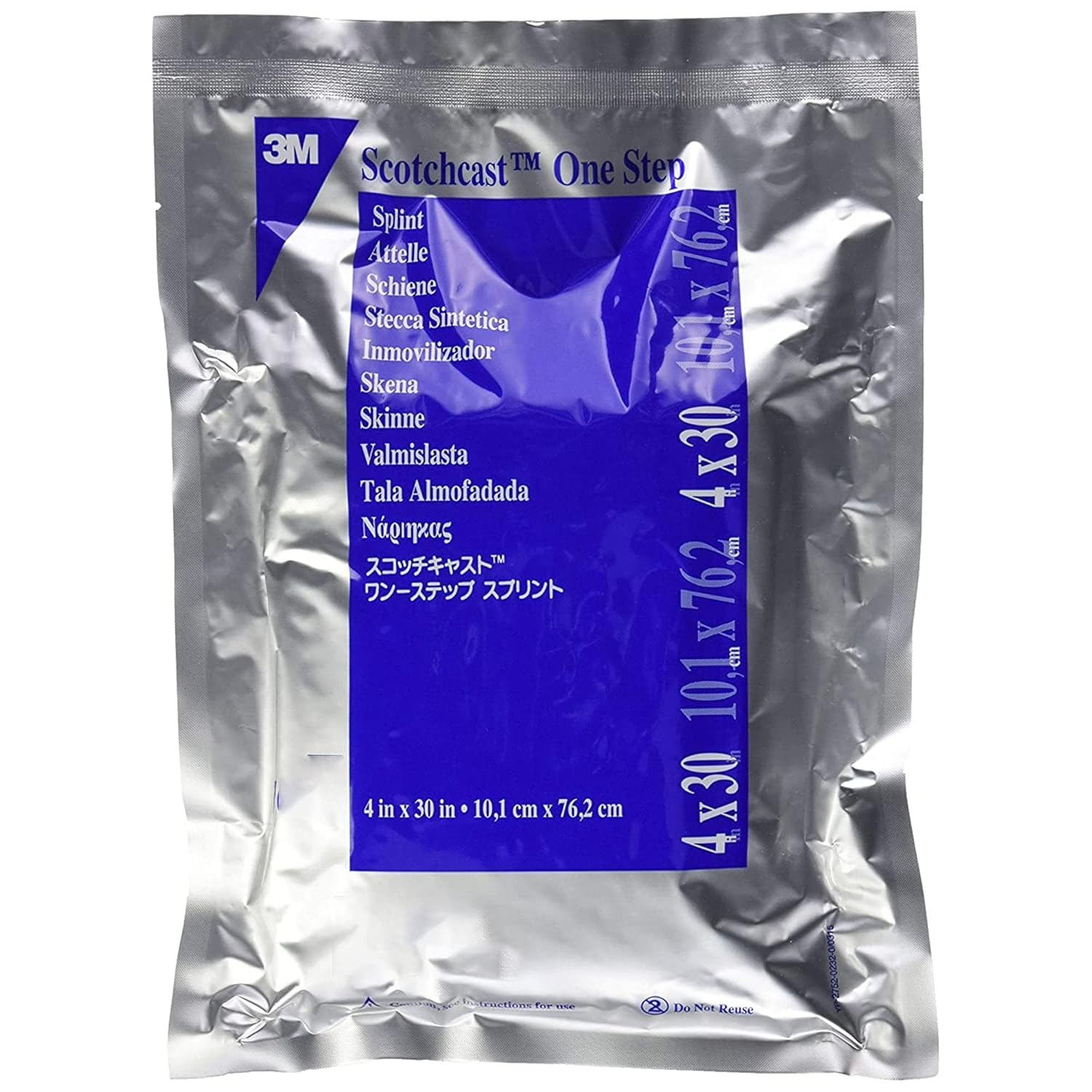 3M Scotchcast Quick Step Double Sided Felt Padded Precut Splint 4 x 30