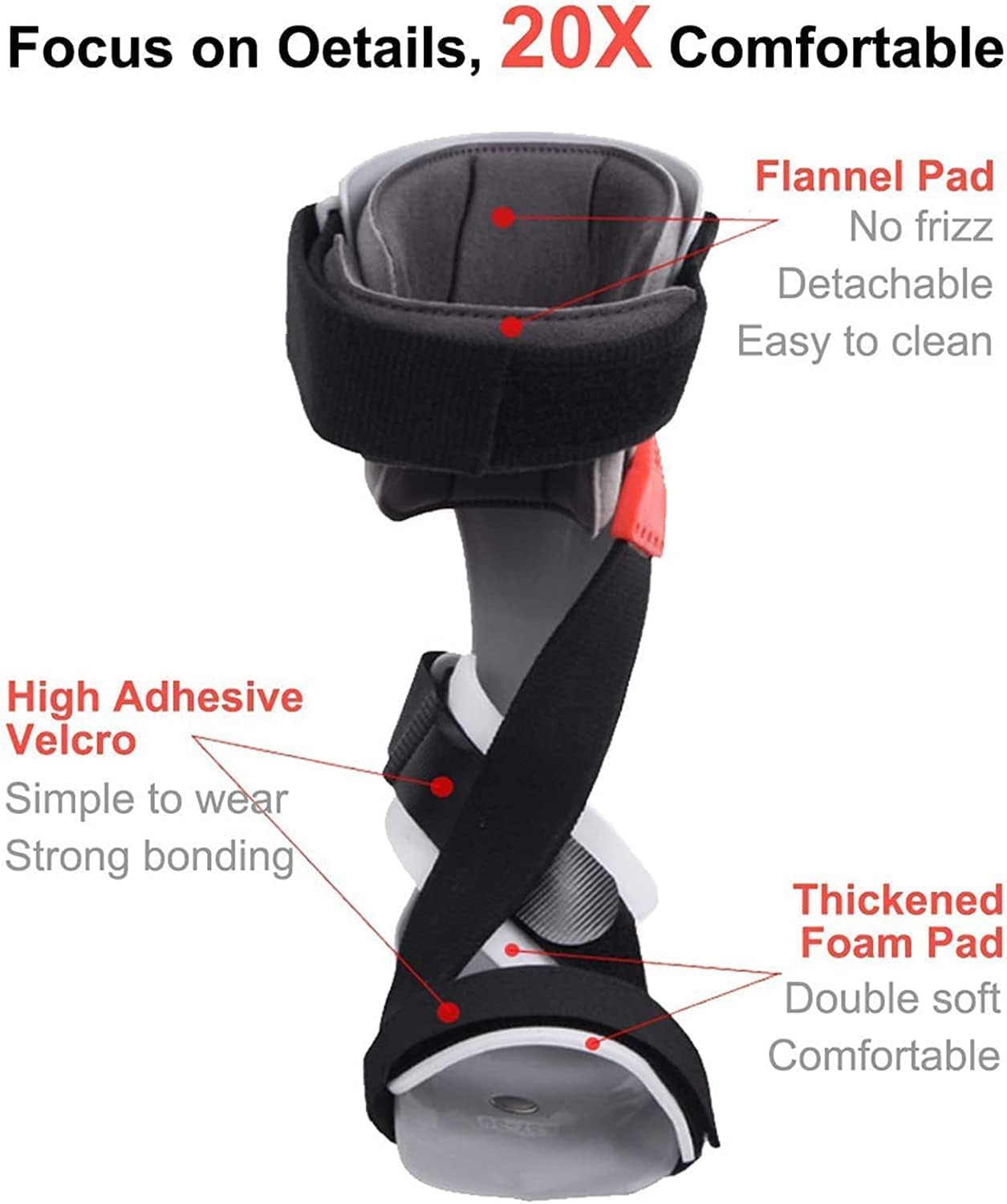 Dance Ankle Foot Orthosis AFOs Foot Supports Ankle Braces Foot Drop Postural Corrector Brace Splint for Stroke Foot Drop