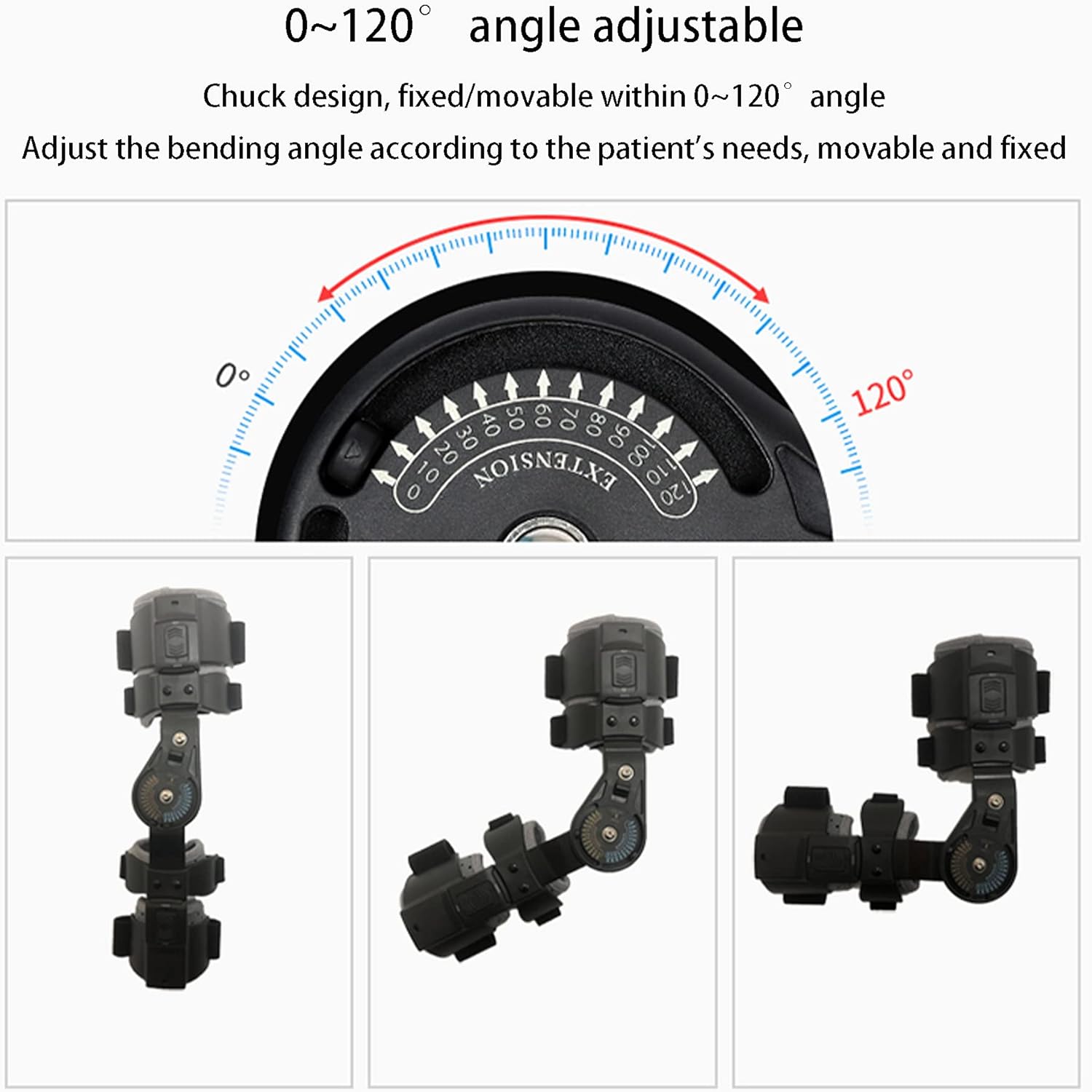 ROM Elbow Brace Hinged Support Sling Stabilizer for Dislocated Arm Post Op Elbow Brace Stabilizer Splint Arm Orthosis Injury Recovery Support Surgery ​Injury Recovery Pain Relief,Right