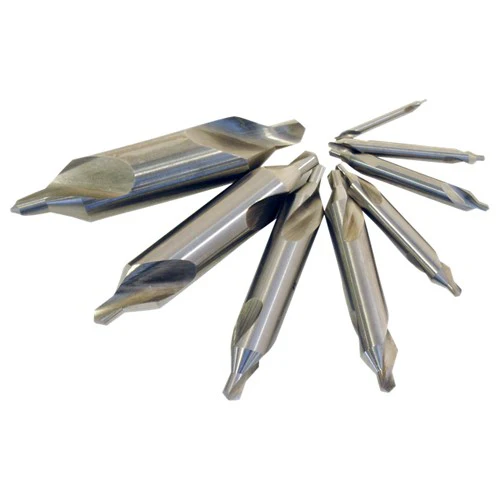 #1-#8 × 60 Degree HSS Center Drill Set - Plain Type