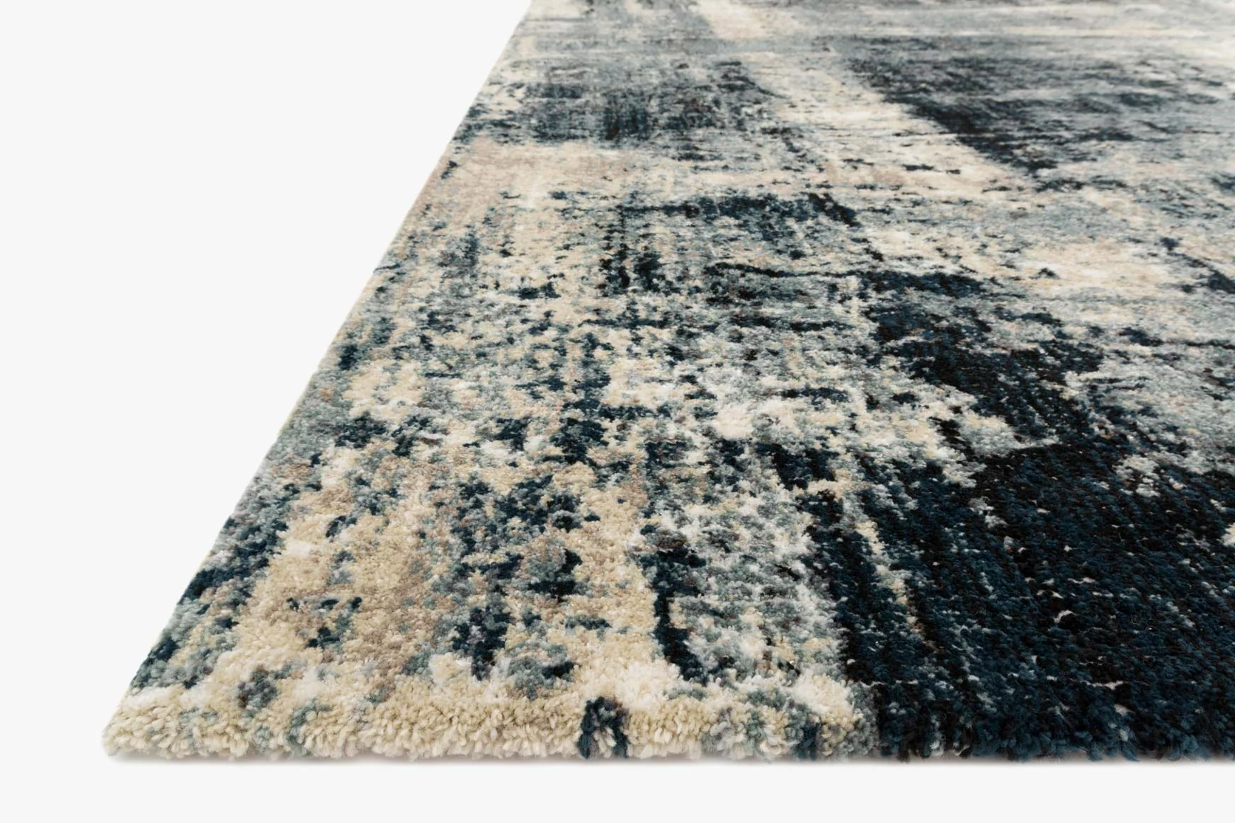 Loloi Augustus Collection - Contemporary Power Loomed Rug in Navy & Dove (AGS-01)