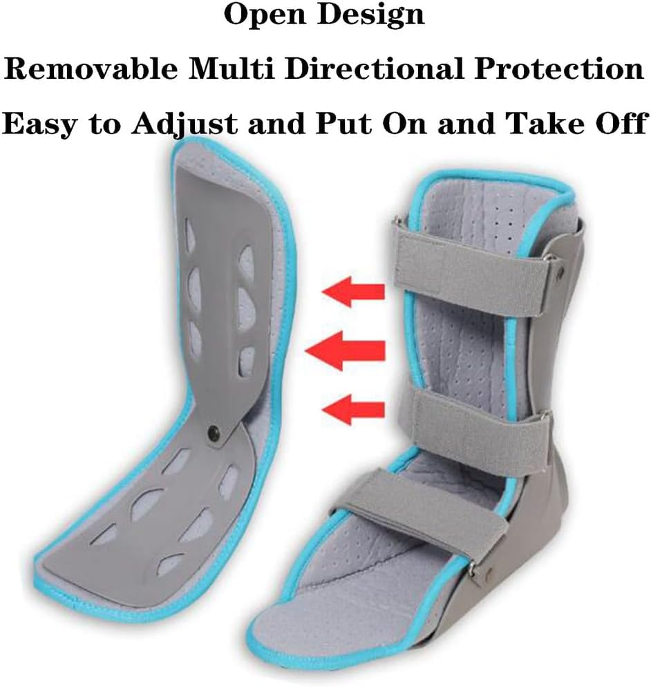 SFKLYU Splint Ankle Foot Brace, AFO Night Splint Ankle Foot Brace, Kids AFO Drop Foot, Walking Sleeping Othopedic for Children Toddler Ankle Foot Orthosis,A Pair,L